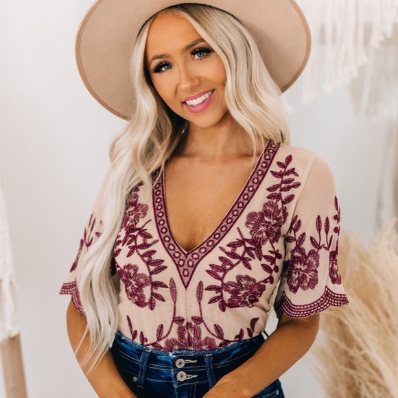 fancy bodysuit tops